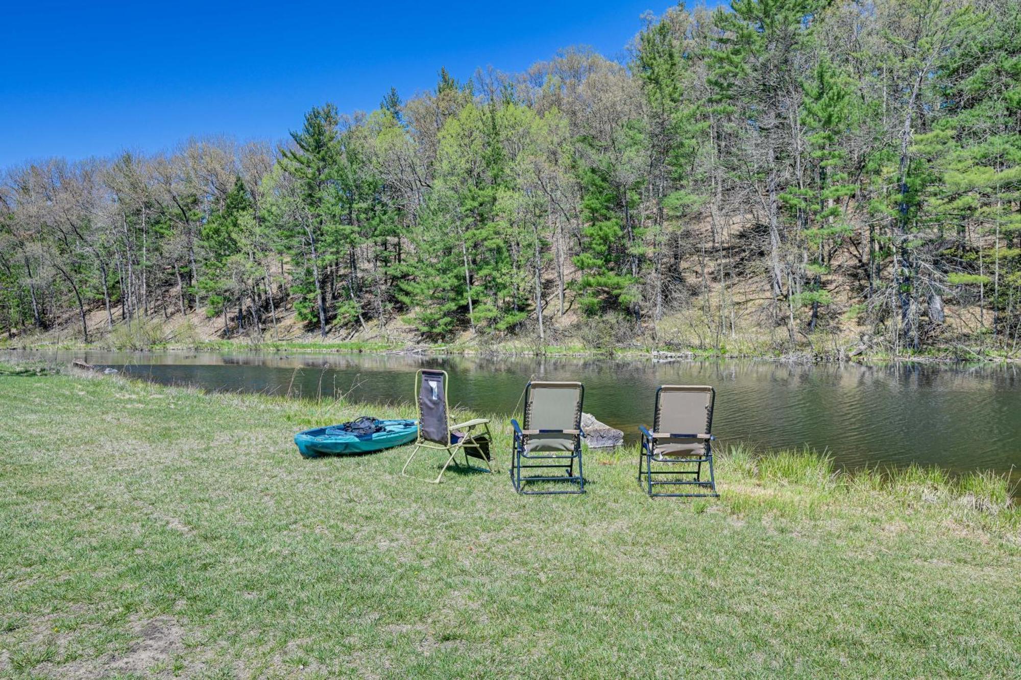 Waterfront Nekoosa Home With Dock, Views And More! New Rome Exterior foto